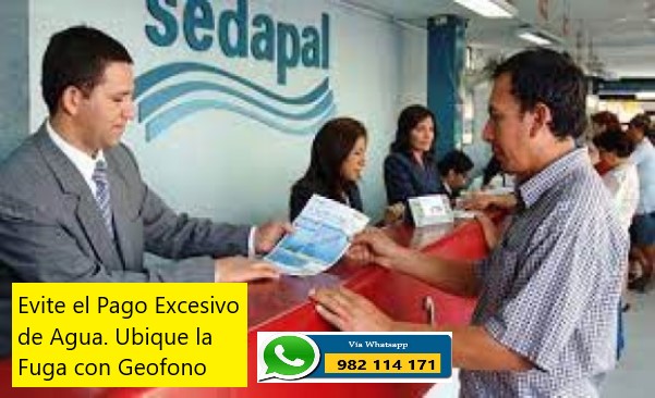 BUSQUEDA, DETECCION FUGA AGUA GEOFONO en Lima