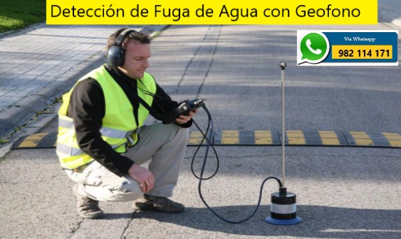 BUSQUEDA, DETECCION FUGA AGUA GEOFONO en Lima