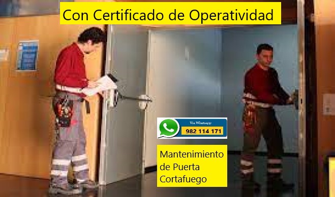 MANTENIMIENTO PUERTA CORTAFUEGO en Lima     